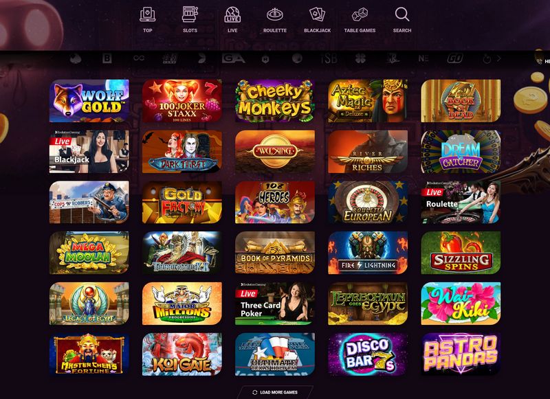 Anmeldelse af Rolling Slots Casino-siden